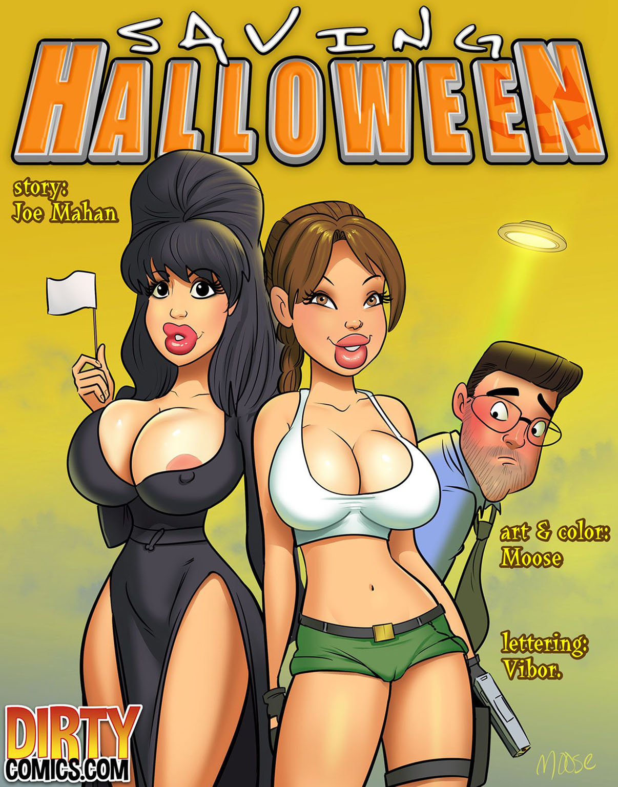 [Moose] Saving Halloween 1 – (Comic Porn)