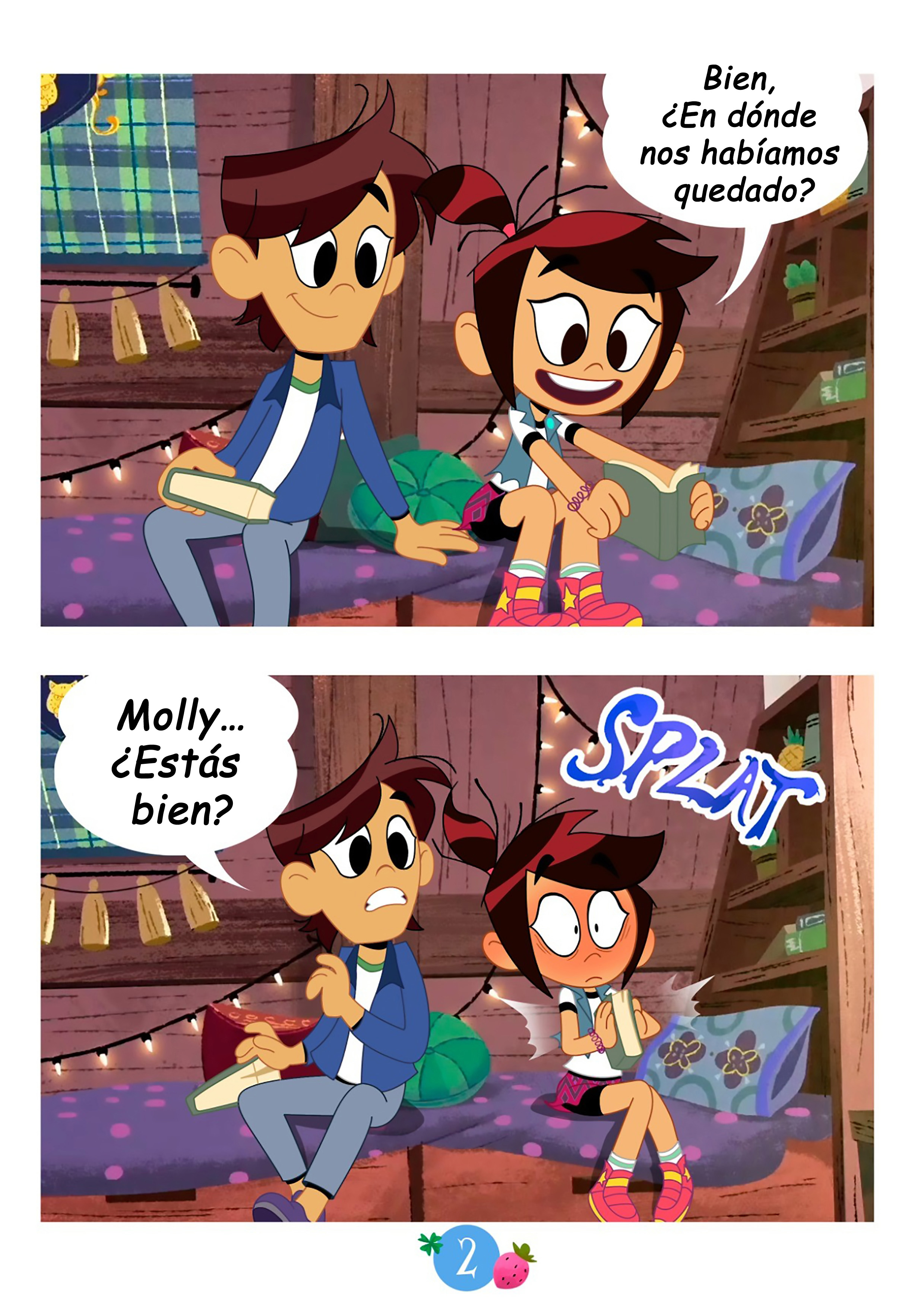 [Lester] Molly & Ollie en Estudiándonos (The Ghost and Molly McGee)