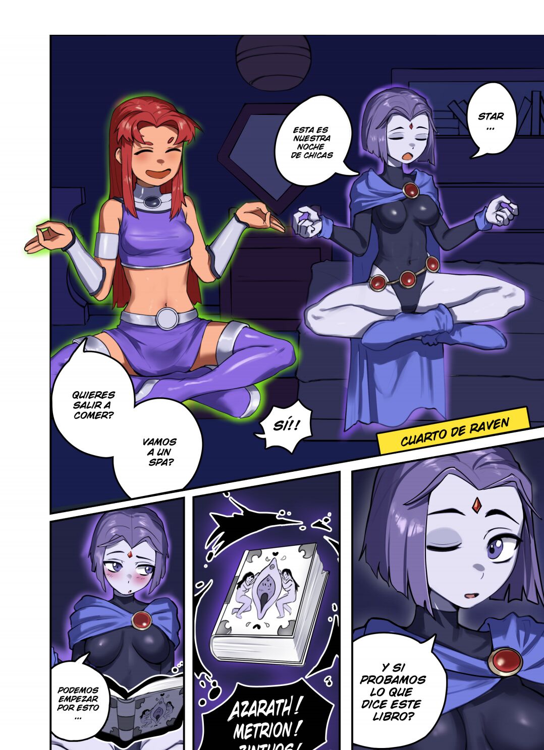 [Waligner] Girl’s Night (Teen Titans)