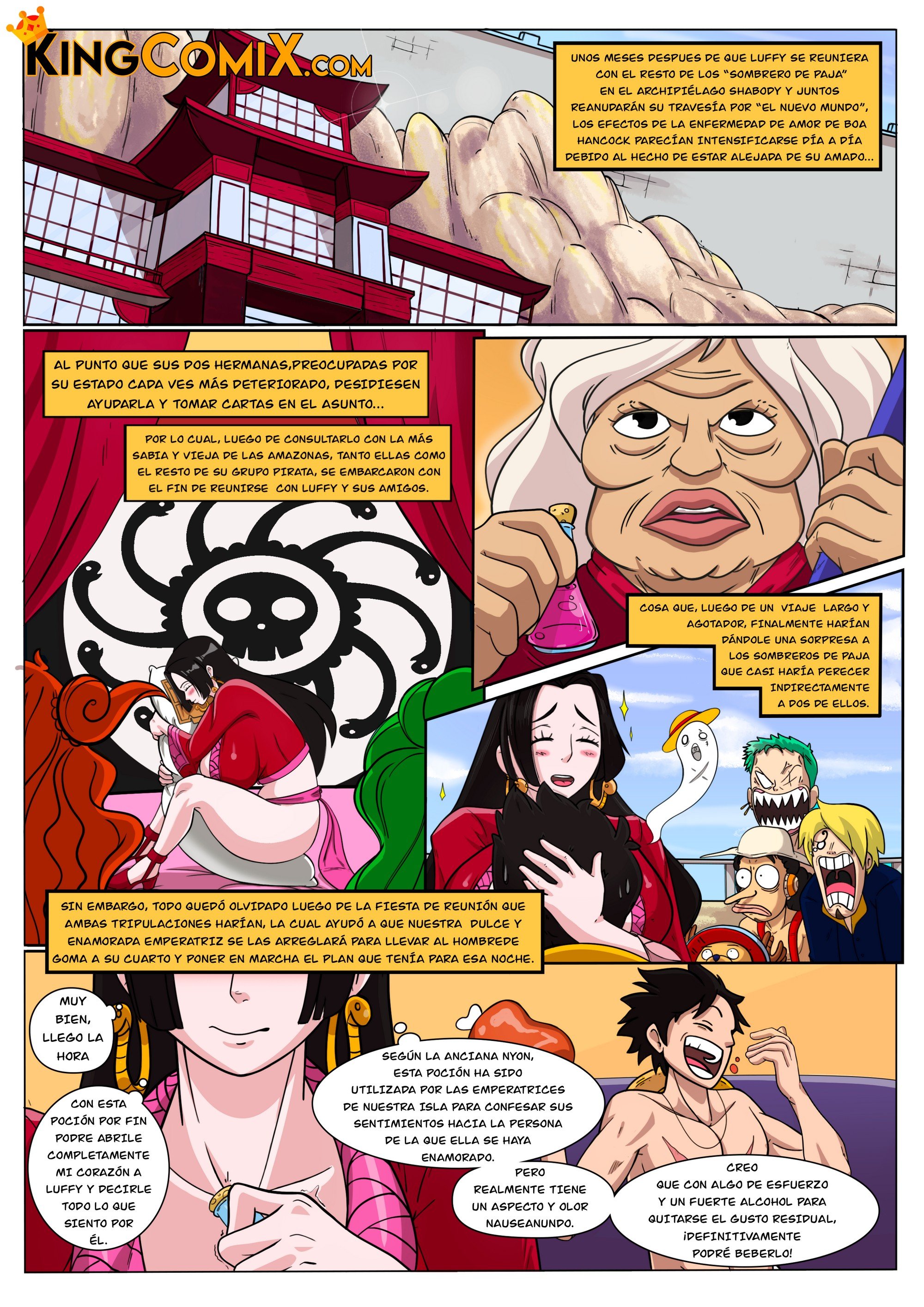 [Pelking] Los Profundos Deseos de una Amazona (One Piece)