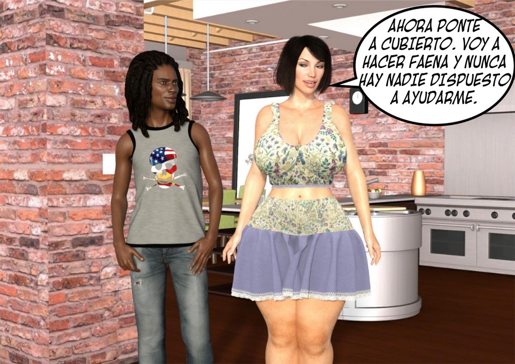 [CrazyDad3D] Foster Mother 2 (Comic Porn)