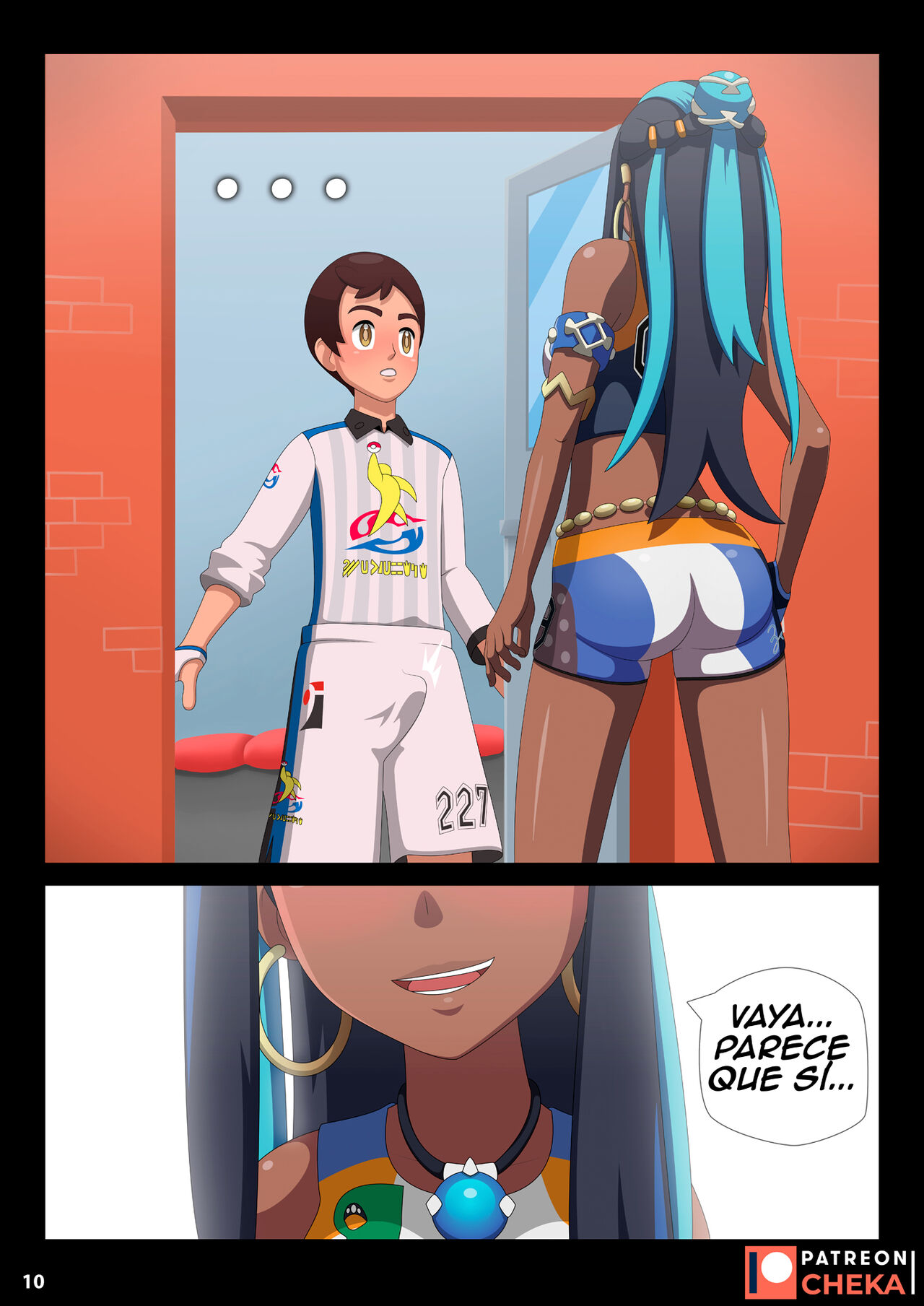 [Cheka.art] Nessa Battle Gym Part 2 (Pokémon Sword and Shield)