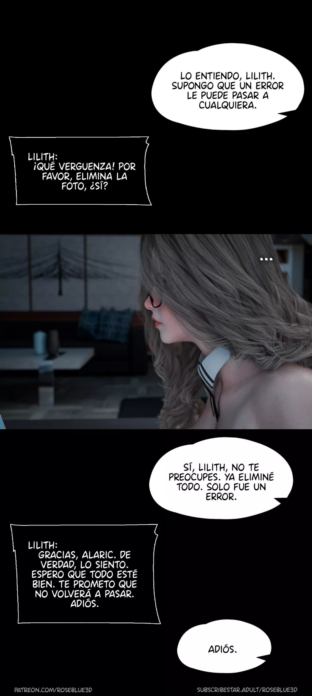 [Roseblue3D] La VIUDA de mi VECINA parte 28 (Comic Porn)