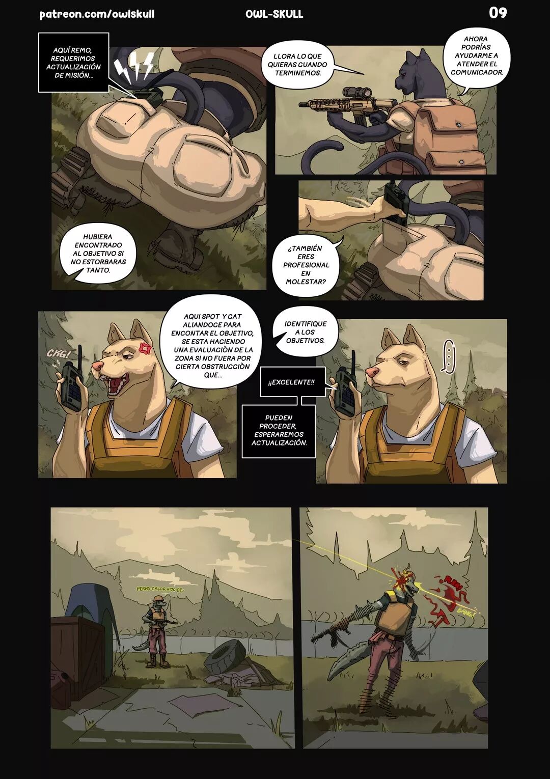 [Owl-Skull] Outside in the Contract (Comic Porn)