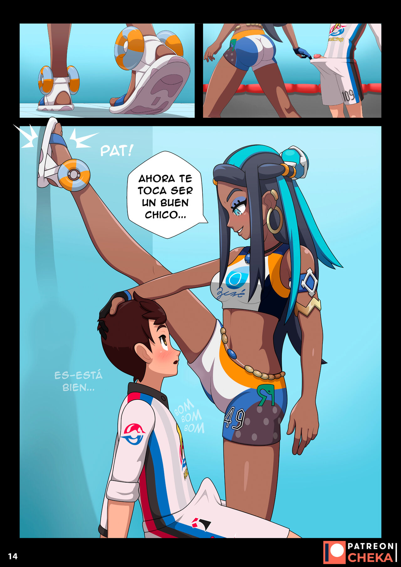 [Cheka.art] Nessa Battle Gym Part 2 (Pokémon Sword and Shield)