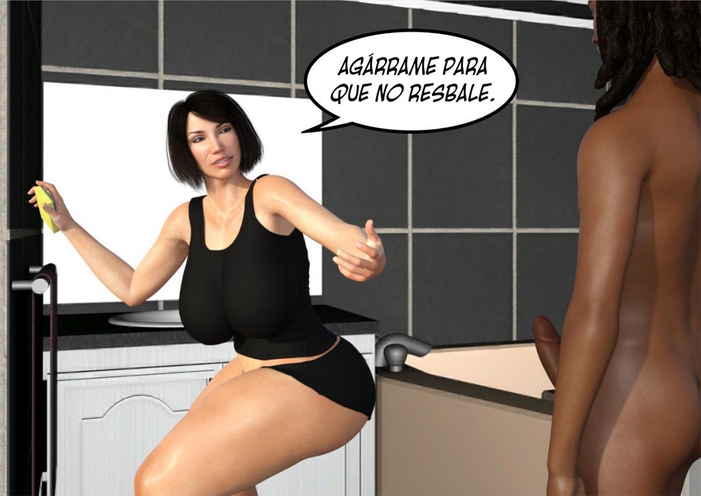 [CrazyDad3D] Foster Mother 2 (Comic Porn)