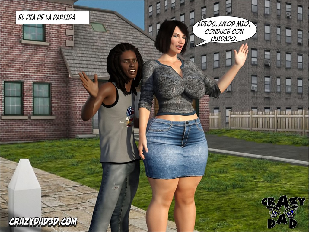 [CrazyDad3D] Foster Mother 4 (Comic Porn)