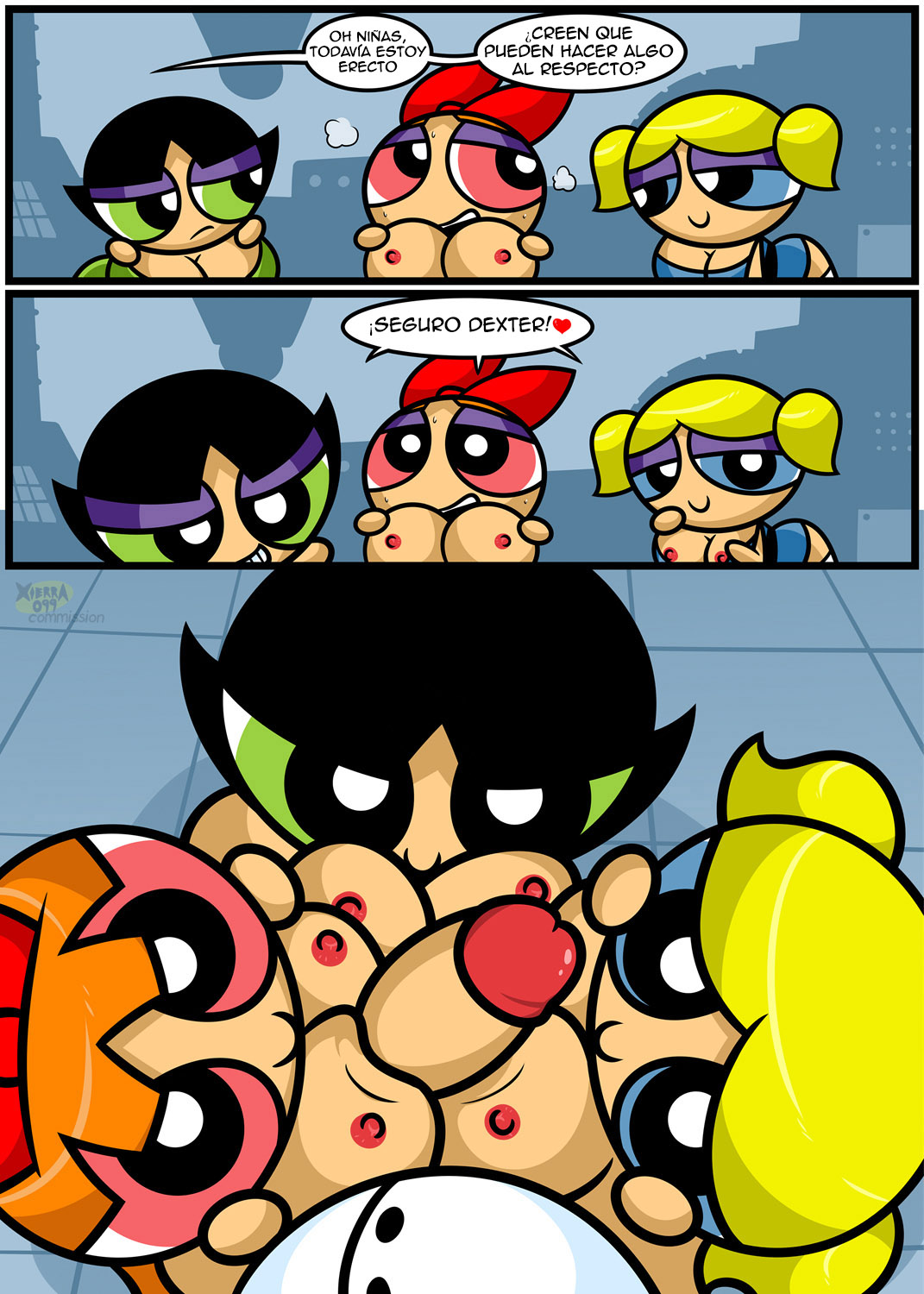 [Xierra099] Dexter’s Girls (The Powerpuff Girls, Dexter’s Laboratory)