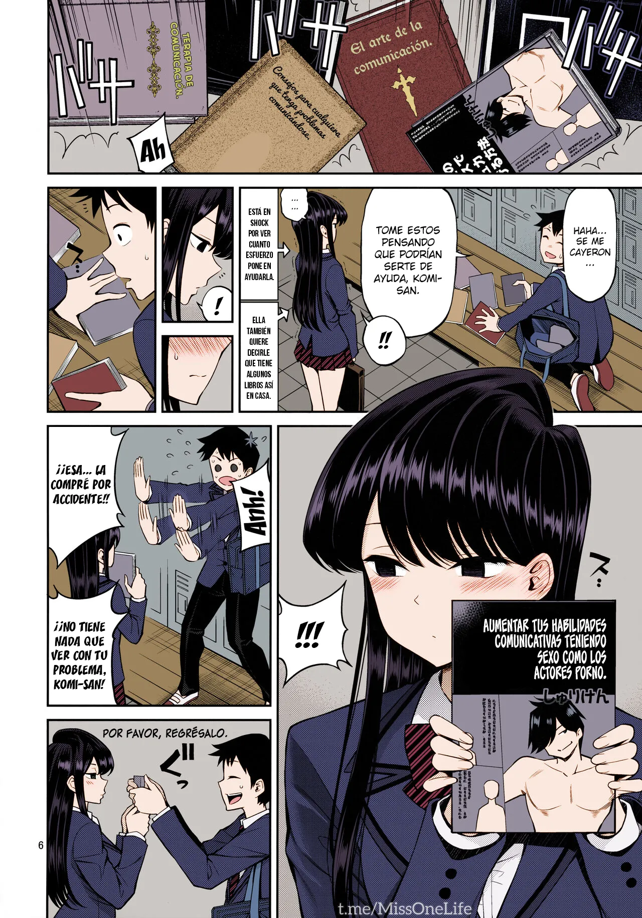 [Popochichi (Yahiro Pochi)] Komi-san wa, Binkan desu. | Komi-san Is Sensitive. | Komi-san es Sensible. (Komi-san wa, Komyushou desu.)