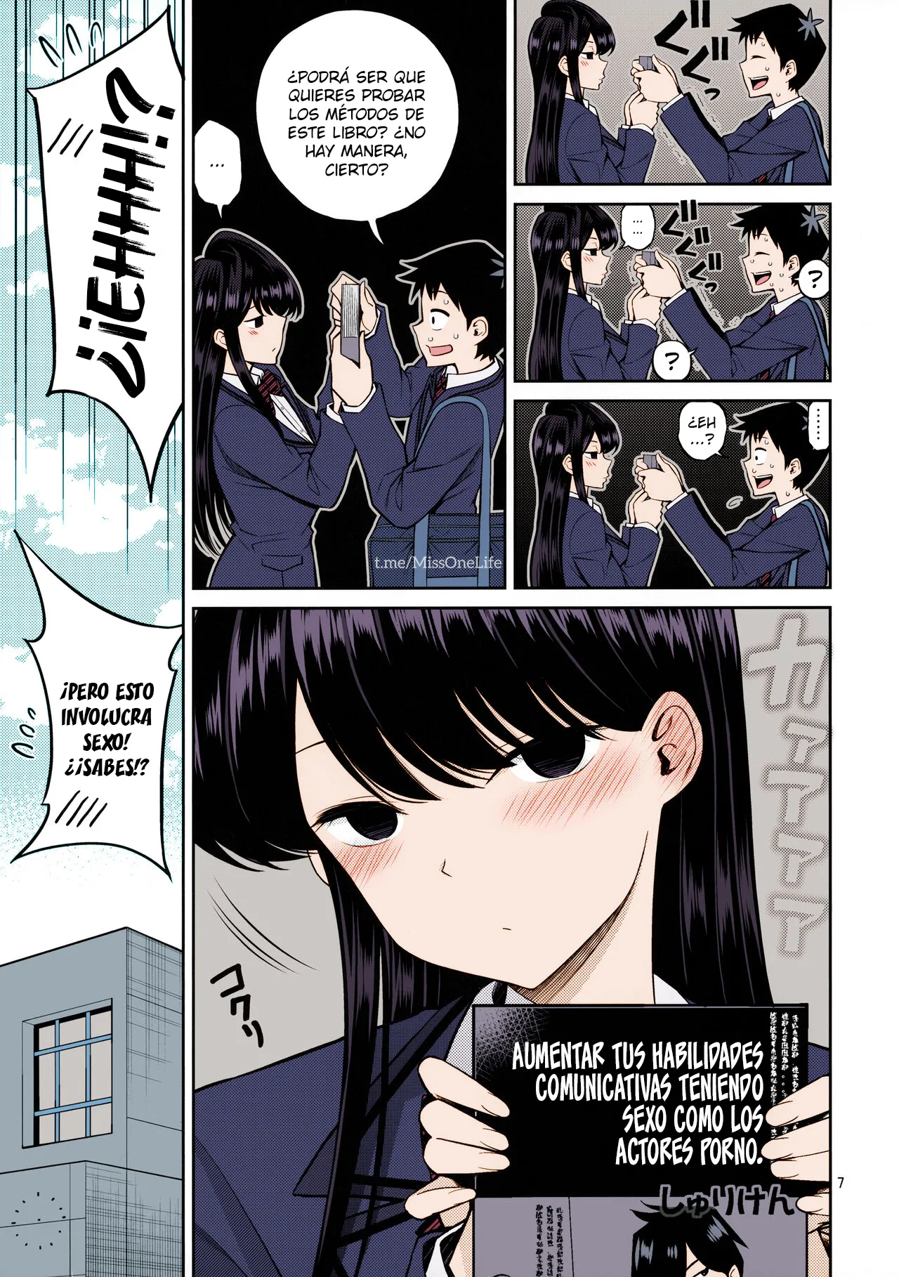 [Popochichi (Yahiro Pochi)] Komi-san wa, Binkan desu. | Komi-san Is Sensitive. | Komi-san es Sensible. (Komi-san wa, Komyushou desu.)