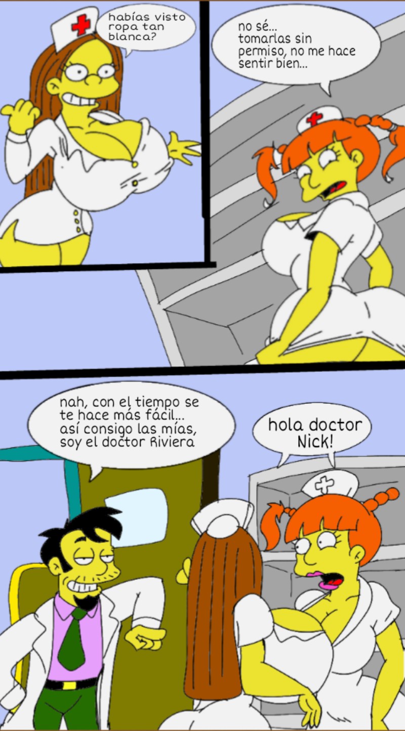 [maxtlat] Las Spucklers – visita hospitalaria (los simpsons)