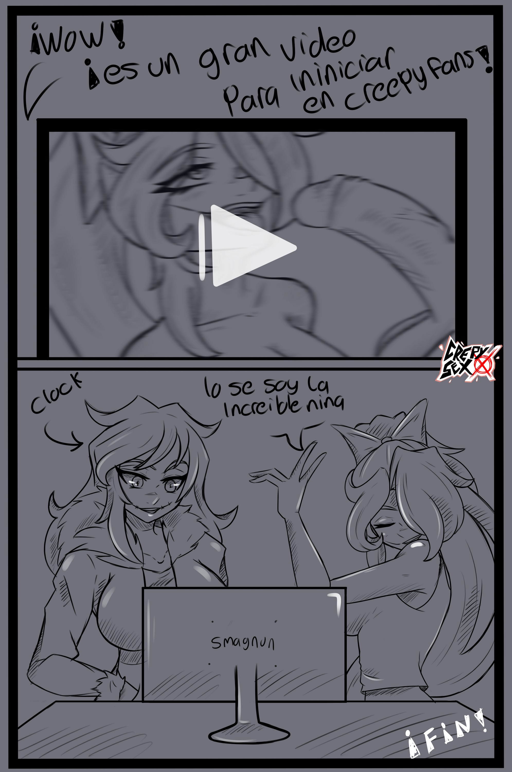 [Petoart] Creepysex piloto (Comic Porn)