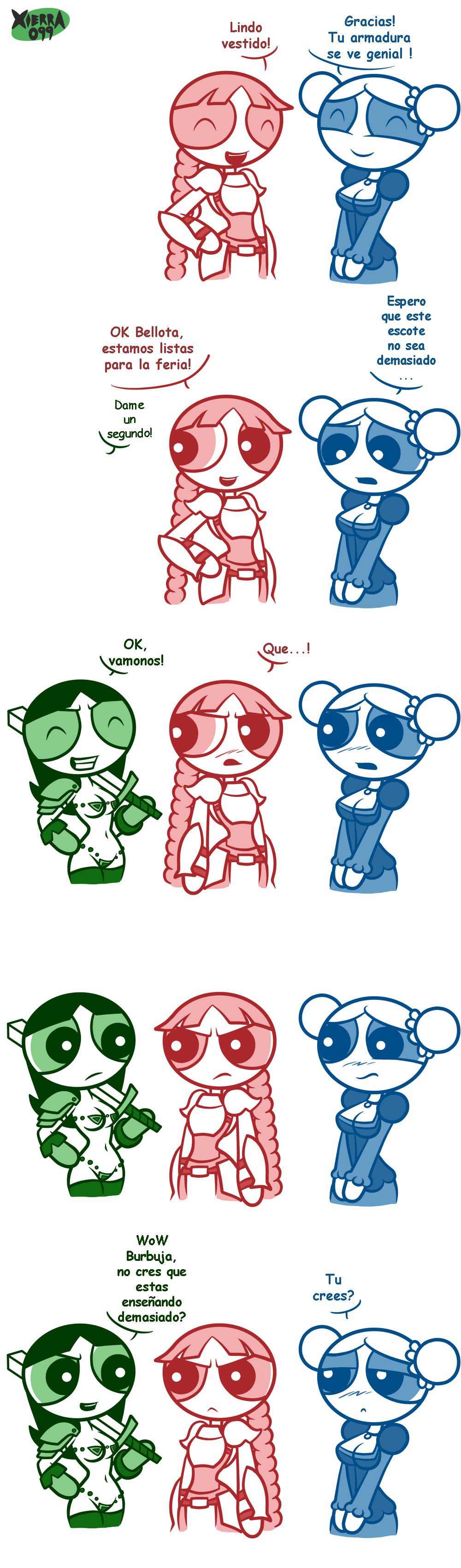 [Xierra099] PPG Strips (The PowerPuff Girls)