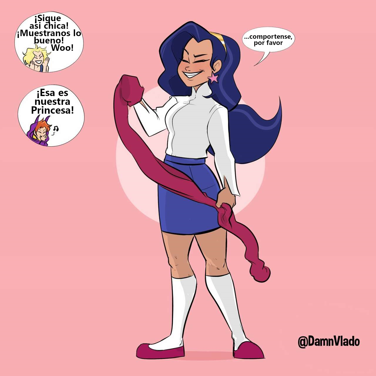 [Damnvlado] Dc Superhero girls strip game (DC Superhero girls)