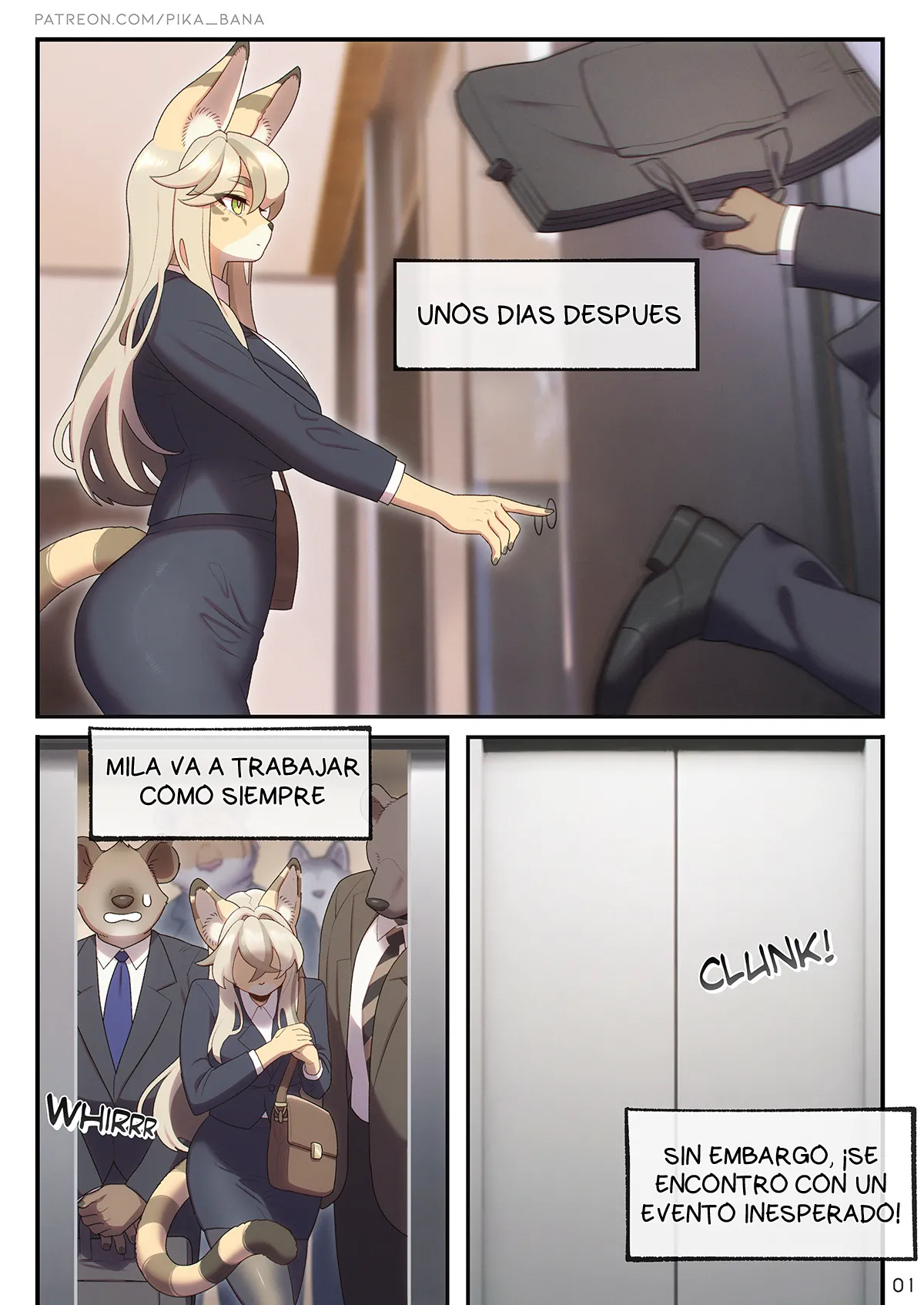 [Strong Bana] The SEXret Elevator (Furry Porn)