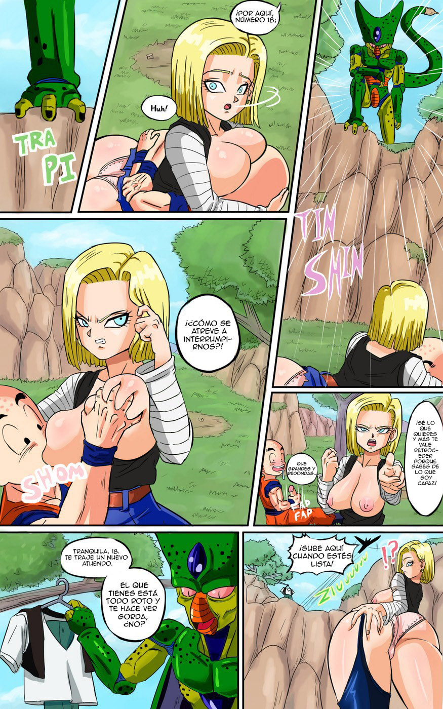 [Pink Pawg] ANDROID 18 meets Krillin (Dragon Ball Z)