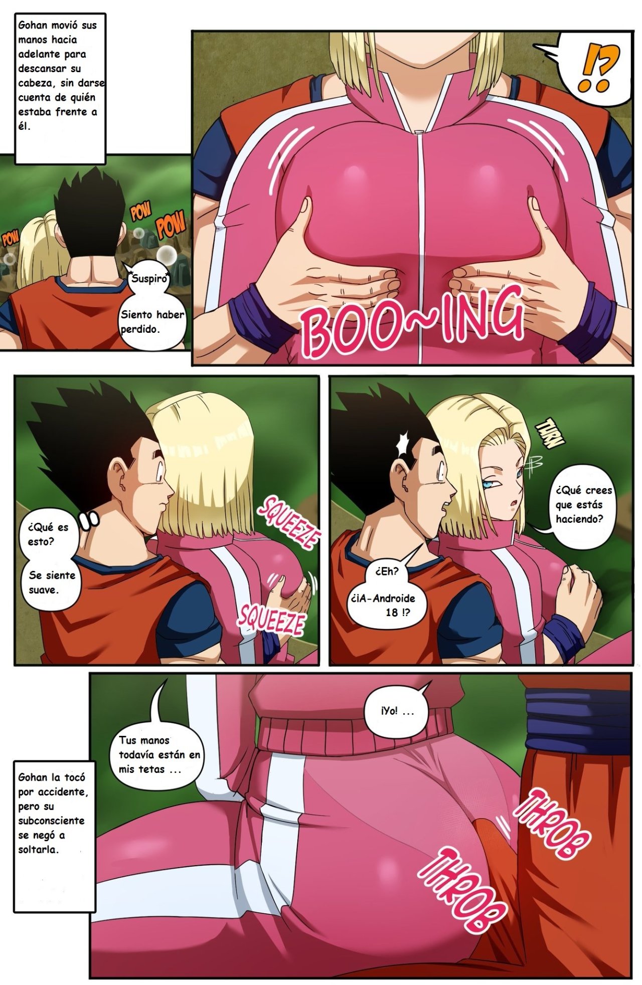 [Pink Pawg] ANDROID 18 y GOHAN parte 2 (Dragon Ball Super)