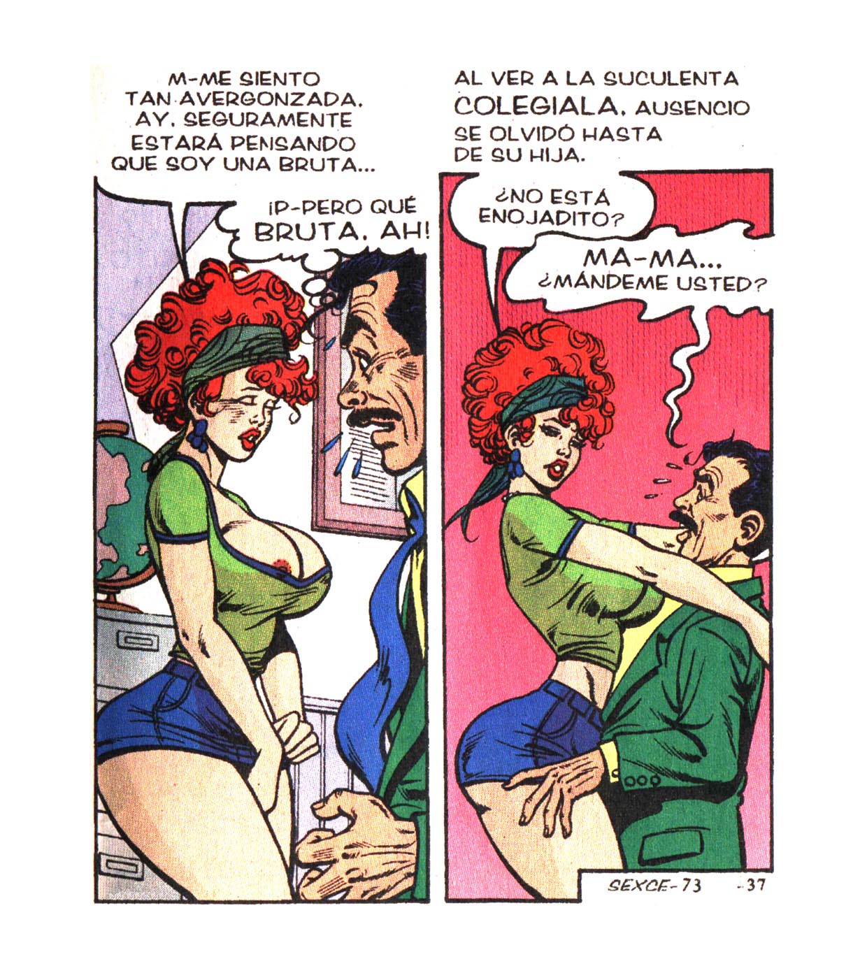 [Comics Mexicanos] Colegialas Ardientes 073