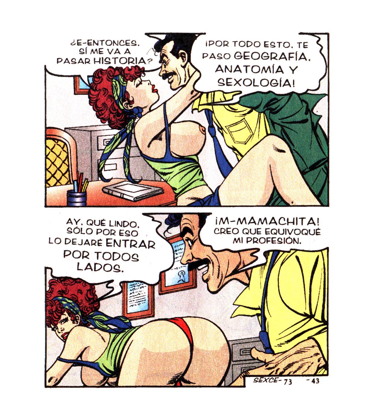 [Comics Mexicanos] Colegialas Ardientes 073