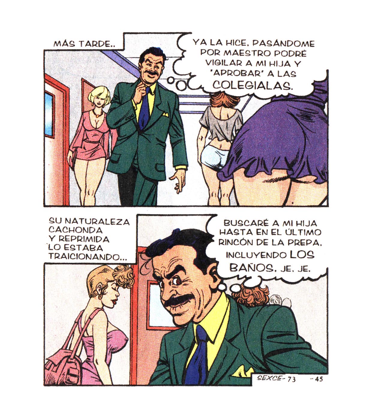 [Comics Mexicanos] Colegialas Ardientes 073