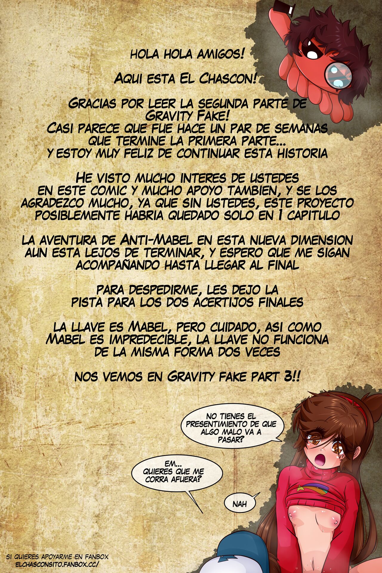 [El Chasconsito] Gravity Fake 2 (Gravity Falls)