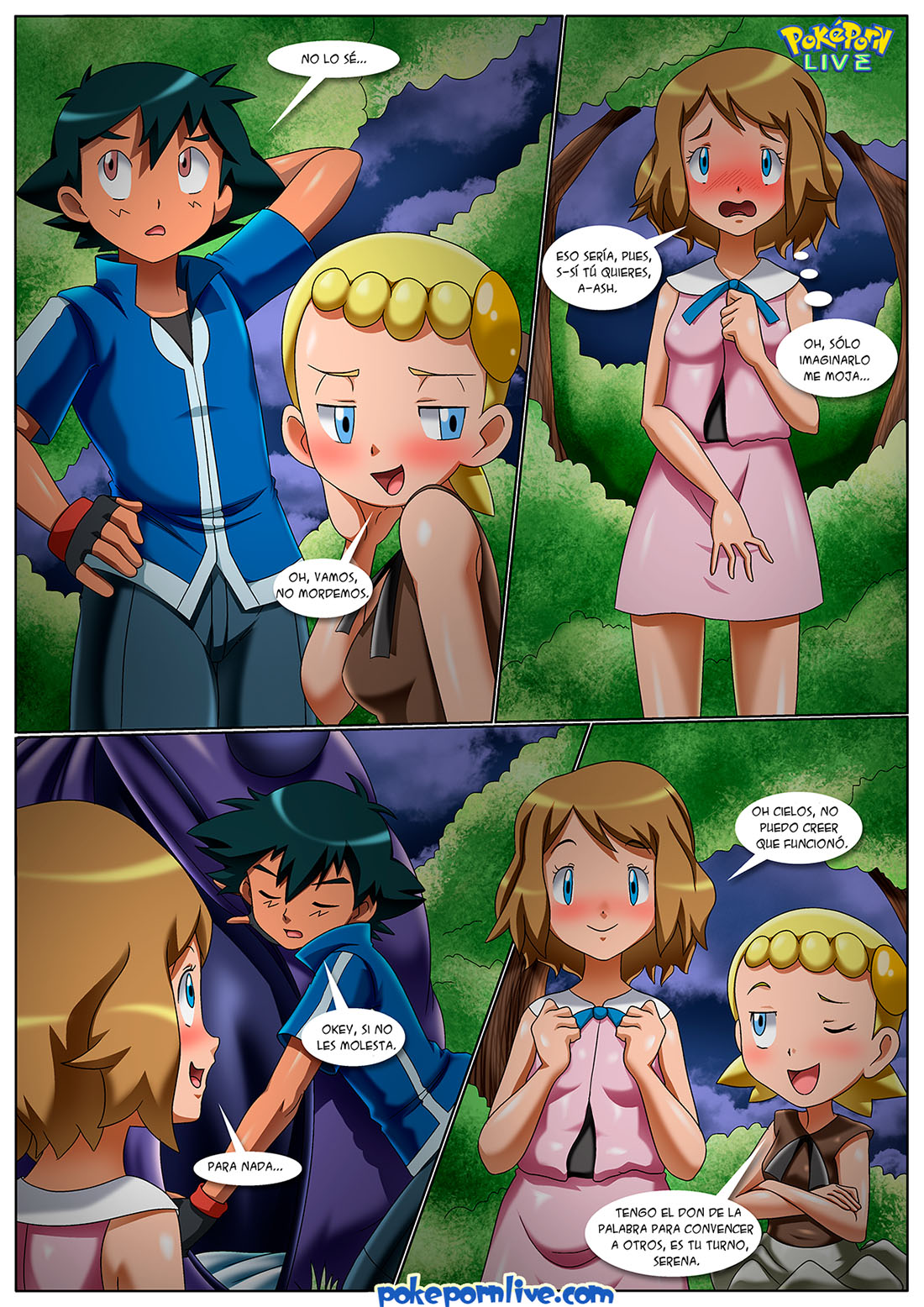 [Palcomix] KALOS Threesome (Pokémon)