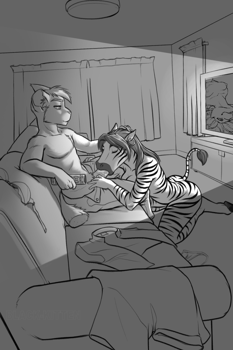 [blackkitten] Saturday Mornings (Furry Porn)