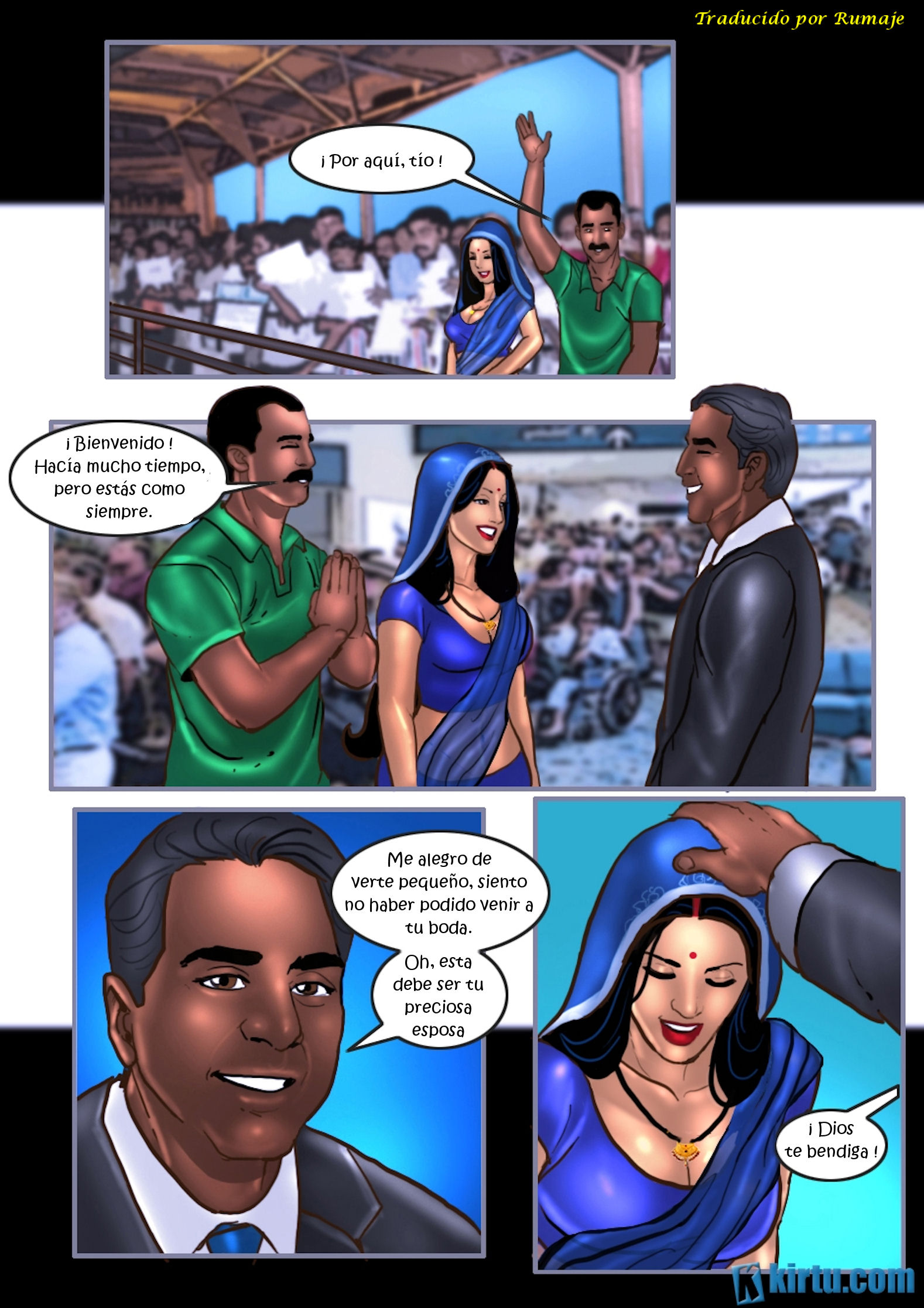 [Kirtu] Savita Bhabhi #25 - La Visita del Tio