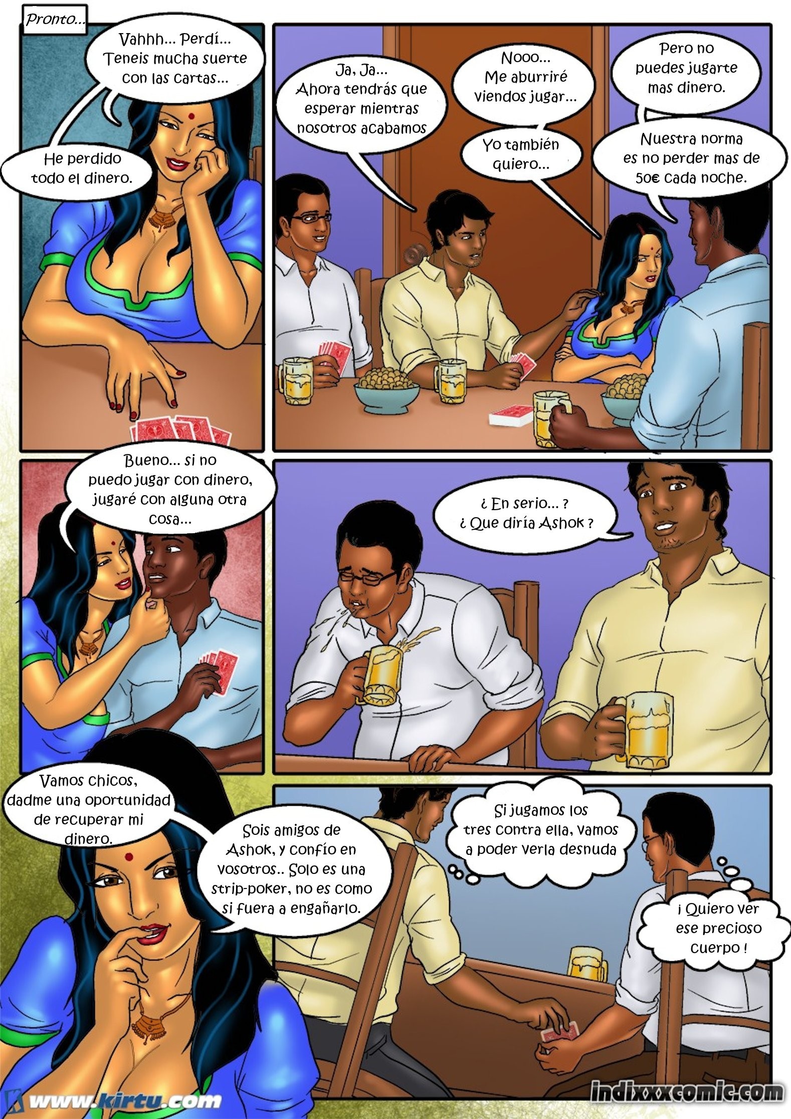 [Kirtu] Savita Bhabhi #36 - Partida de Cartas