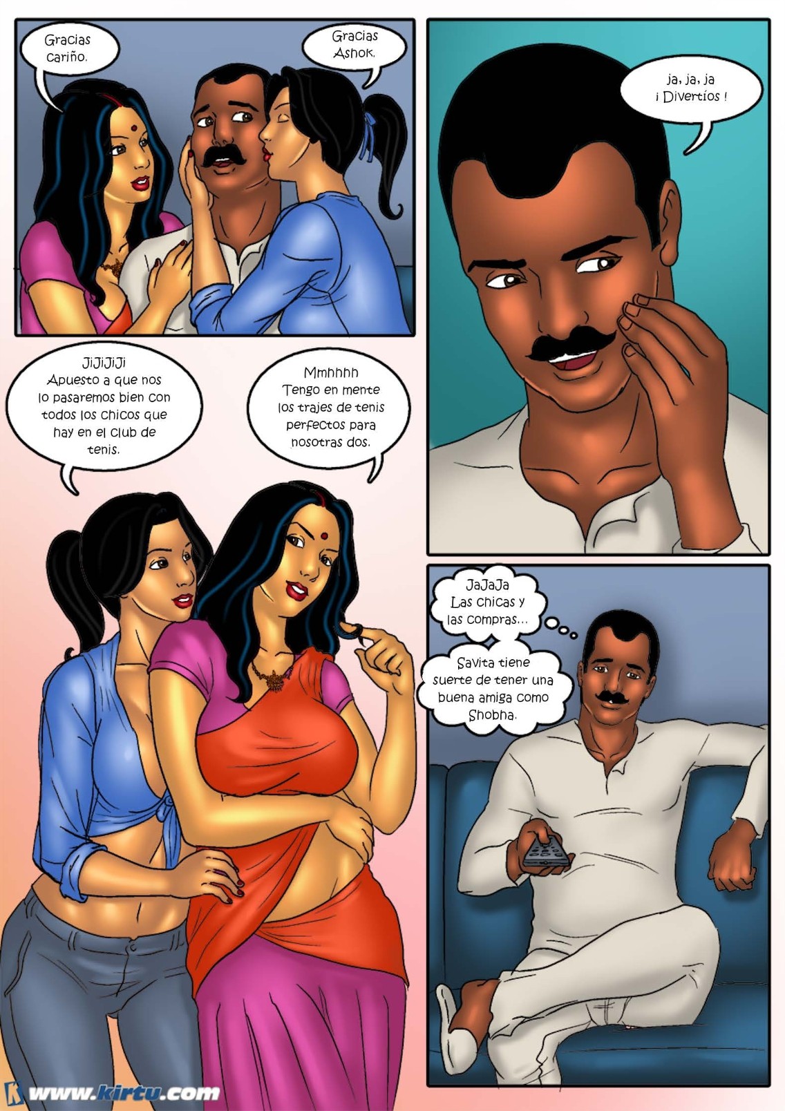 [Kirtu] Savita Bhabhi #37 - Tenis