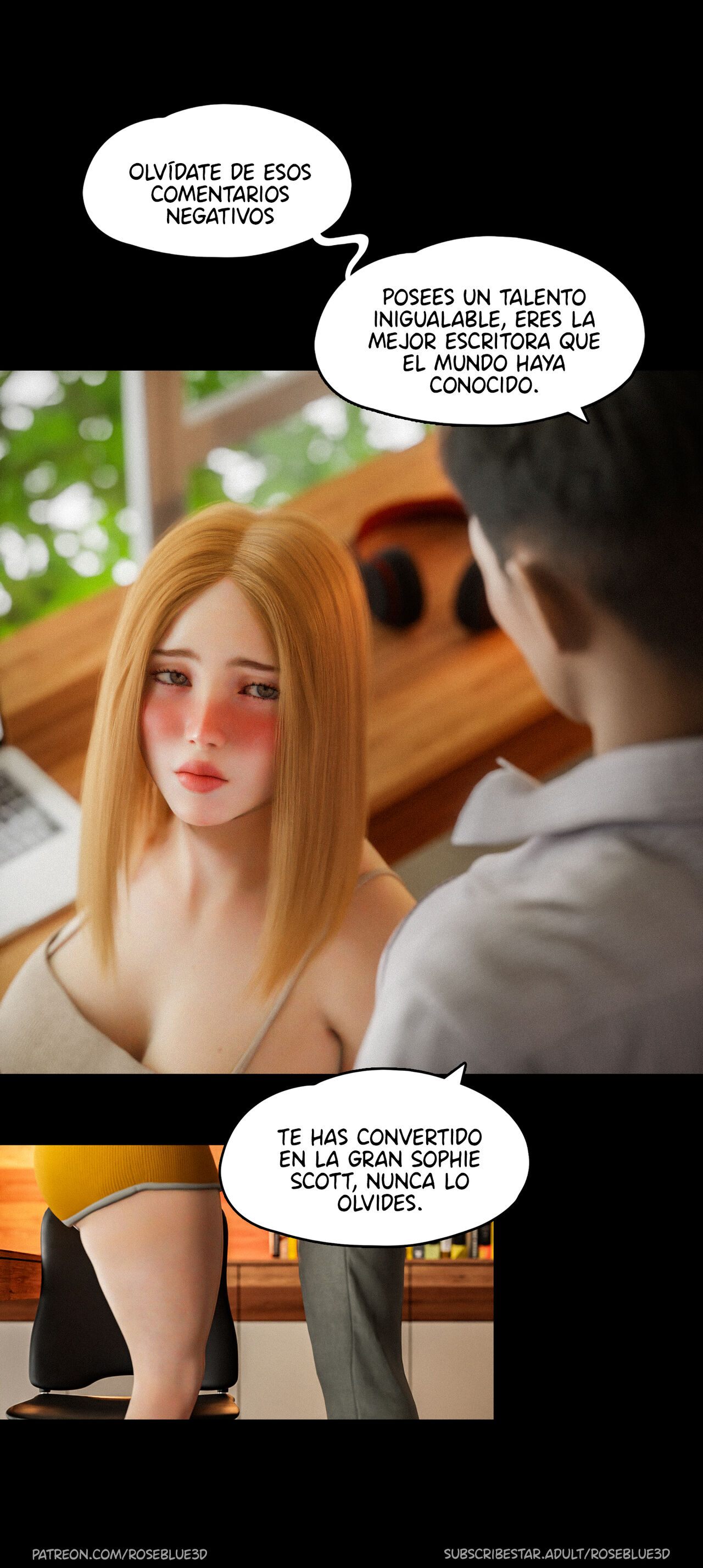 [Roseblue3D] La VIUDA de mi VECINA parte 21 (Comic Porn)