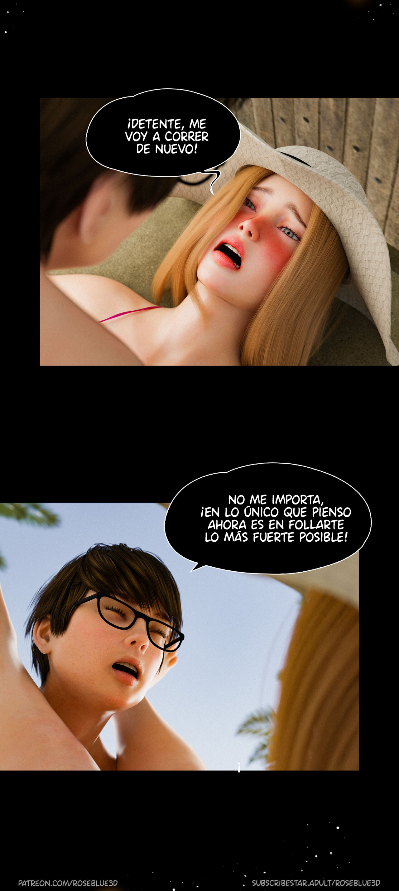 [Roseblue3D] La VIUDA de mi VECINA parte 21 (Comic Porn)