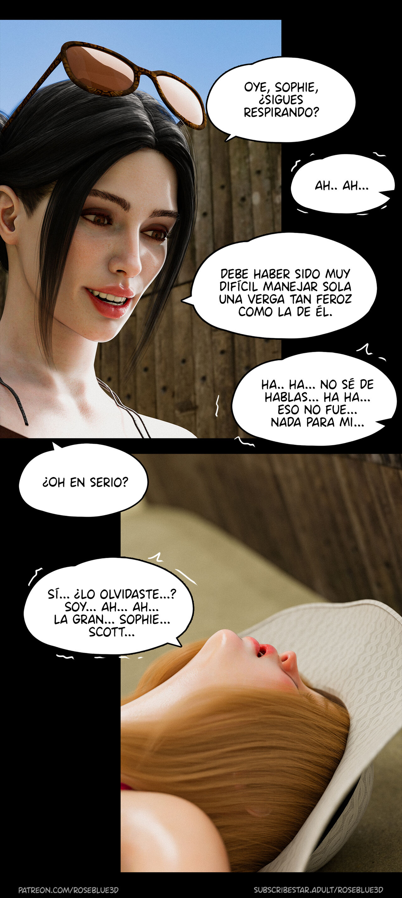 [Roseblue3D] La VIUDA de mi VECINA parte 21 (Comic Porn)