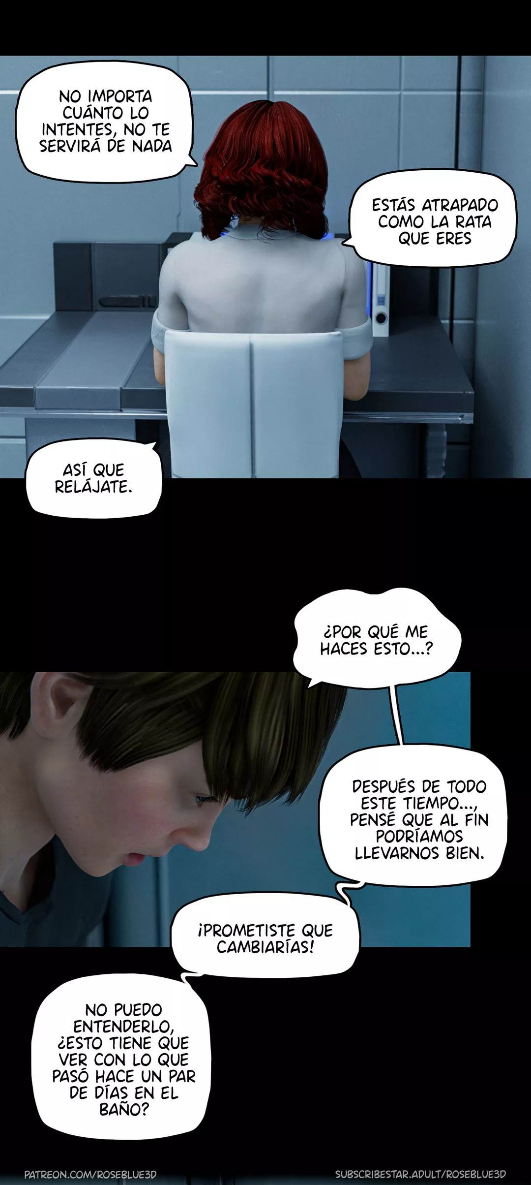 [Roseblue3D] La VIUDA de mi VECINA parte 23 (Comic Porn)