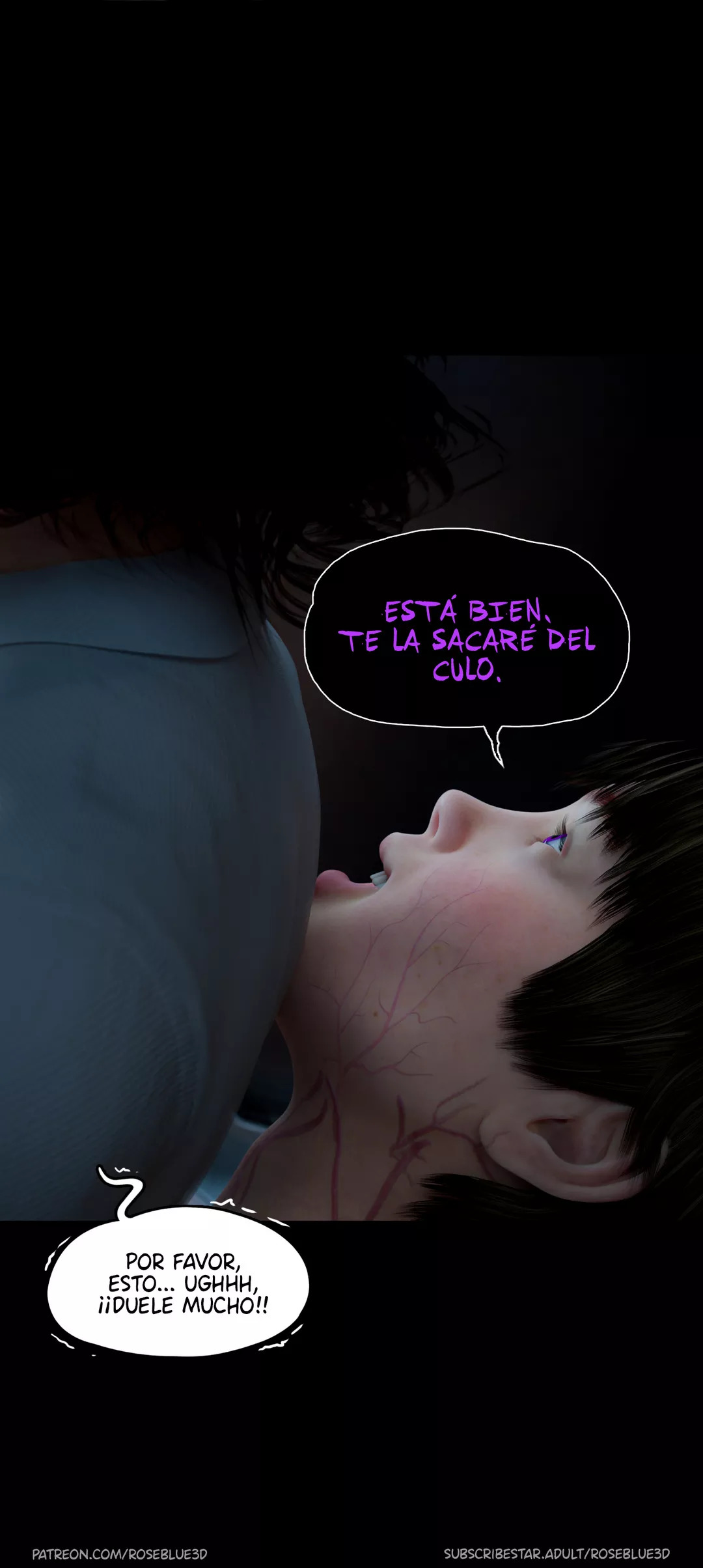 [Roseblue3D] La VIUDA de mi VECINA parte 24 (Comic Porn)