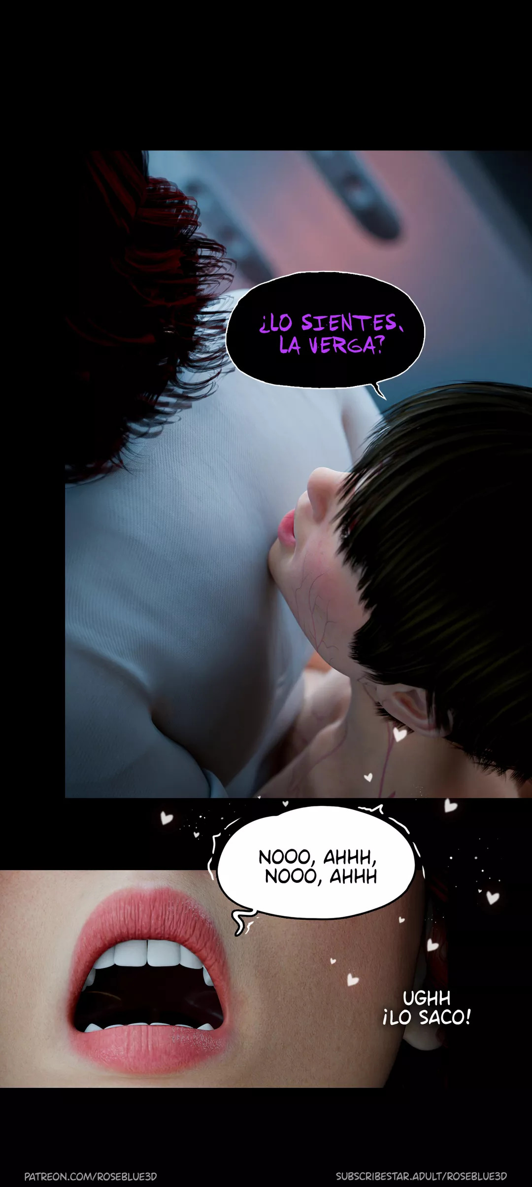 [Roseblue3D] La VIUDA de mi VECINA parte 24 (Comic Porn)