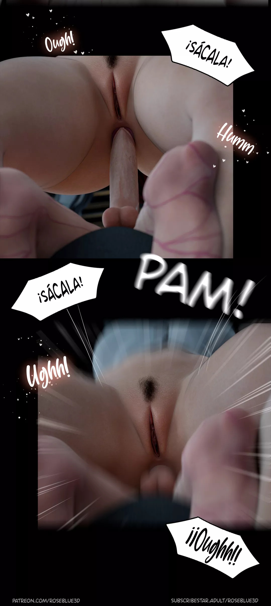 [Roseblue3D] La VIUDA de mi VECINA parte 24 (Comic Porn)