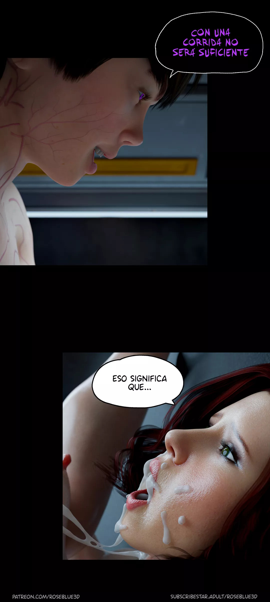 [Roseblue3D] La VIUDA de mi VECINA parte 24 (Comic Porn)