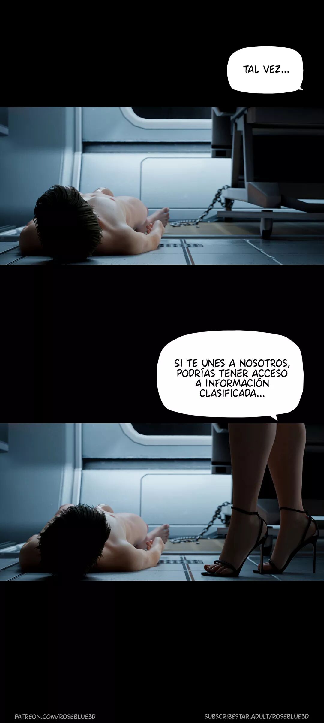 [Roseblue3D] La VIUDA de mi VECINA parte 25 (Comic Porn)