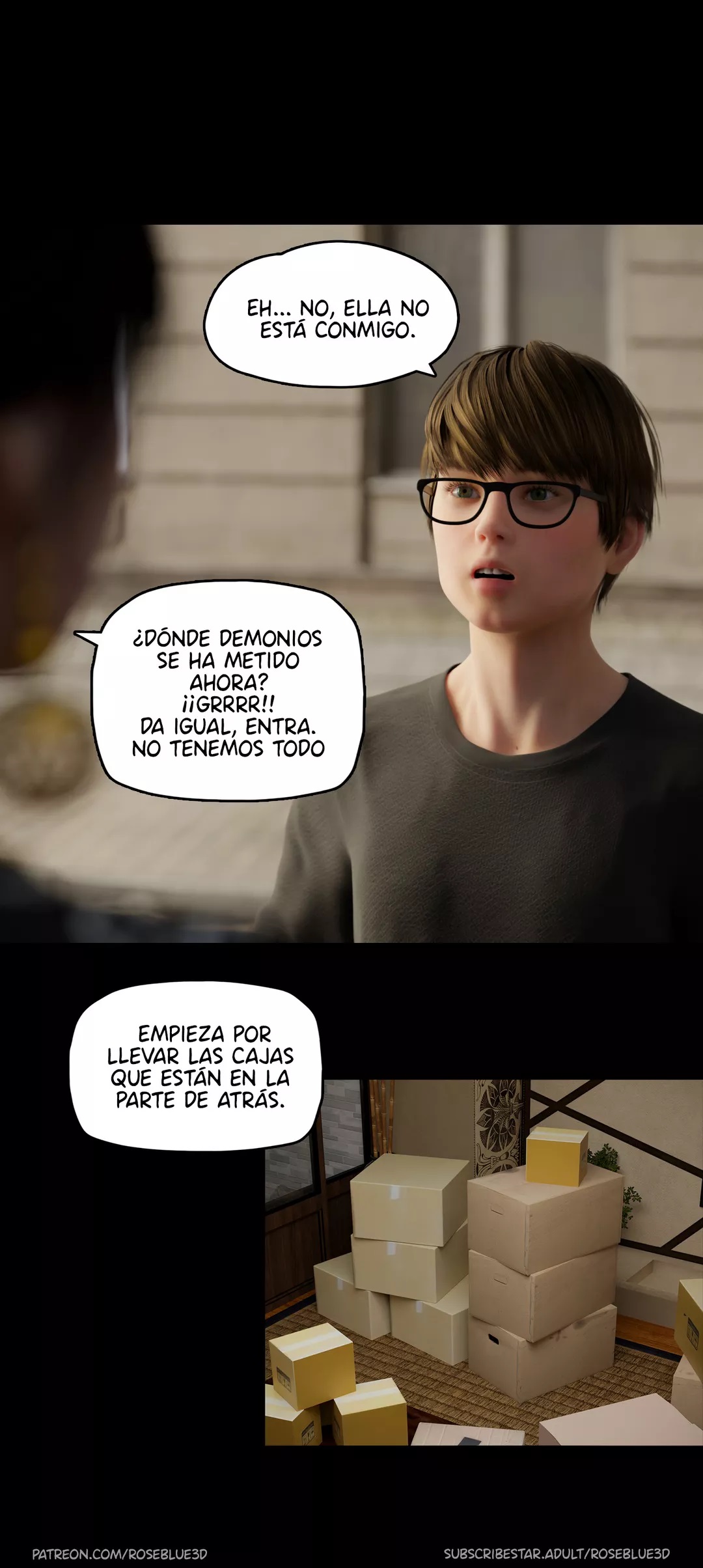 [Roseblue3D] La VIUDA de mi VECINA parte 26 (Comic Porn)