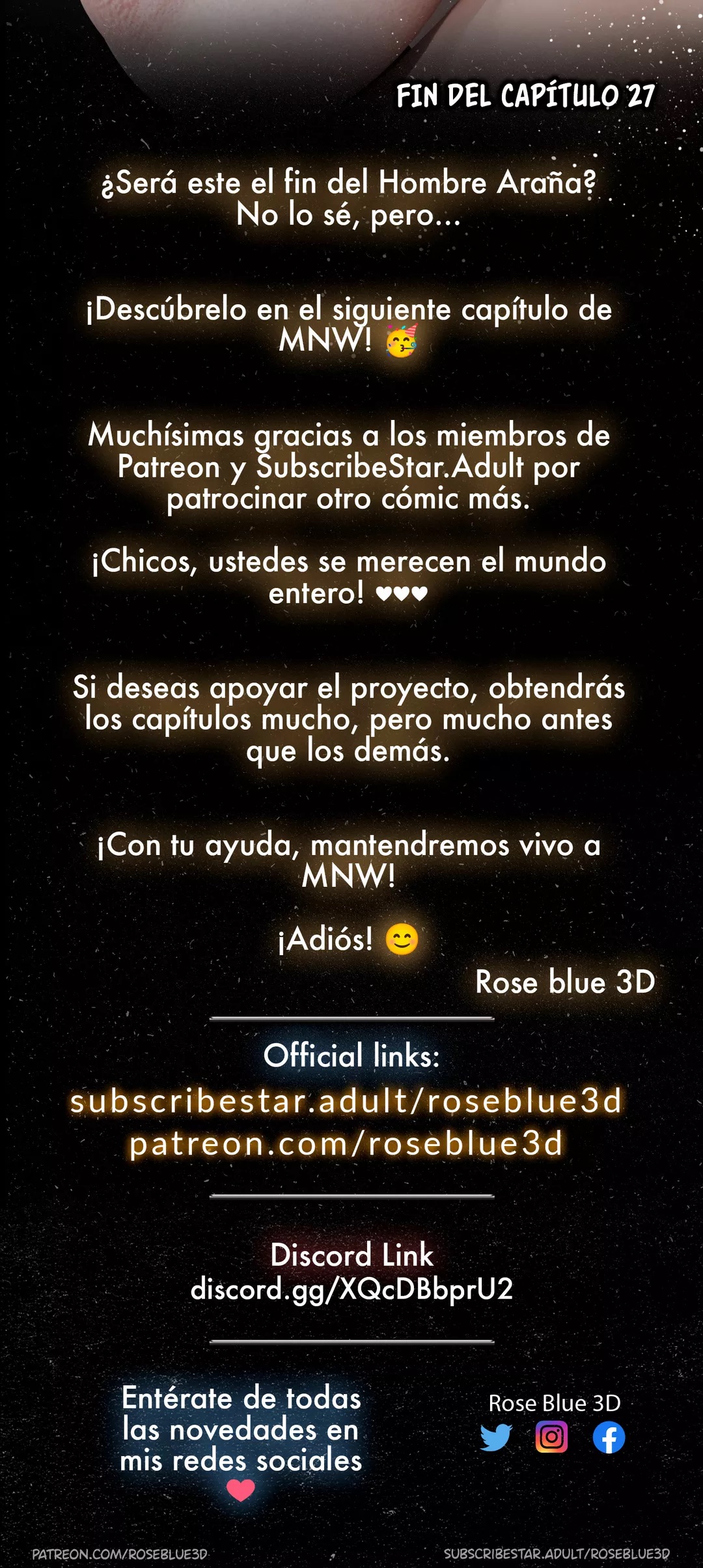 [Roseblue3D] La VIUDA de mi VECINA parte 27 (Comic Porn)