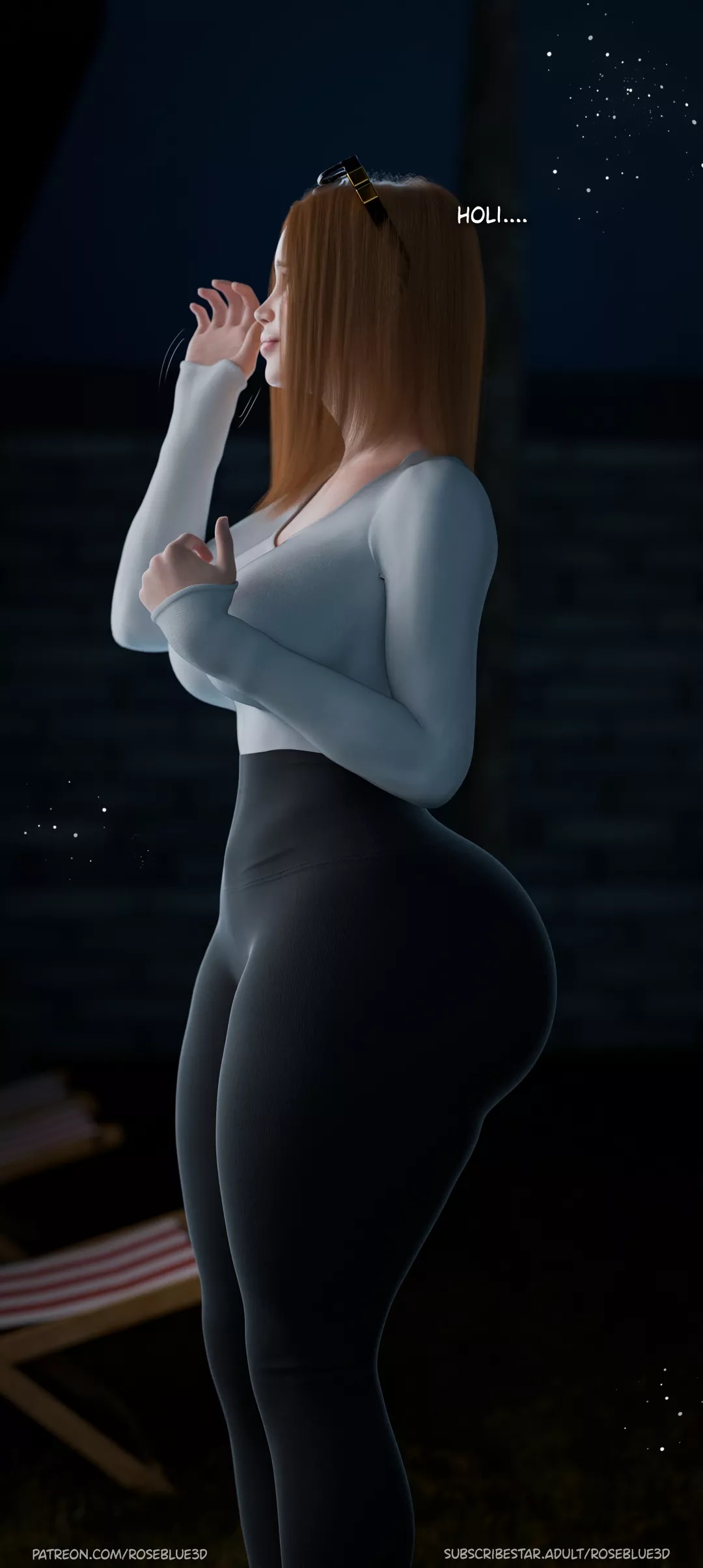 [Roseblue3D] La VIUDA de mi VECINA parte 29 (Comic Porn)