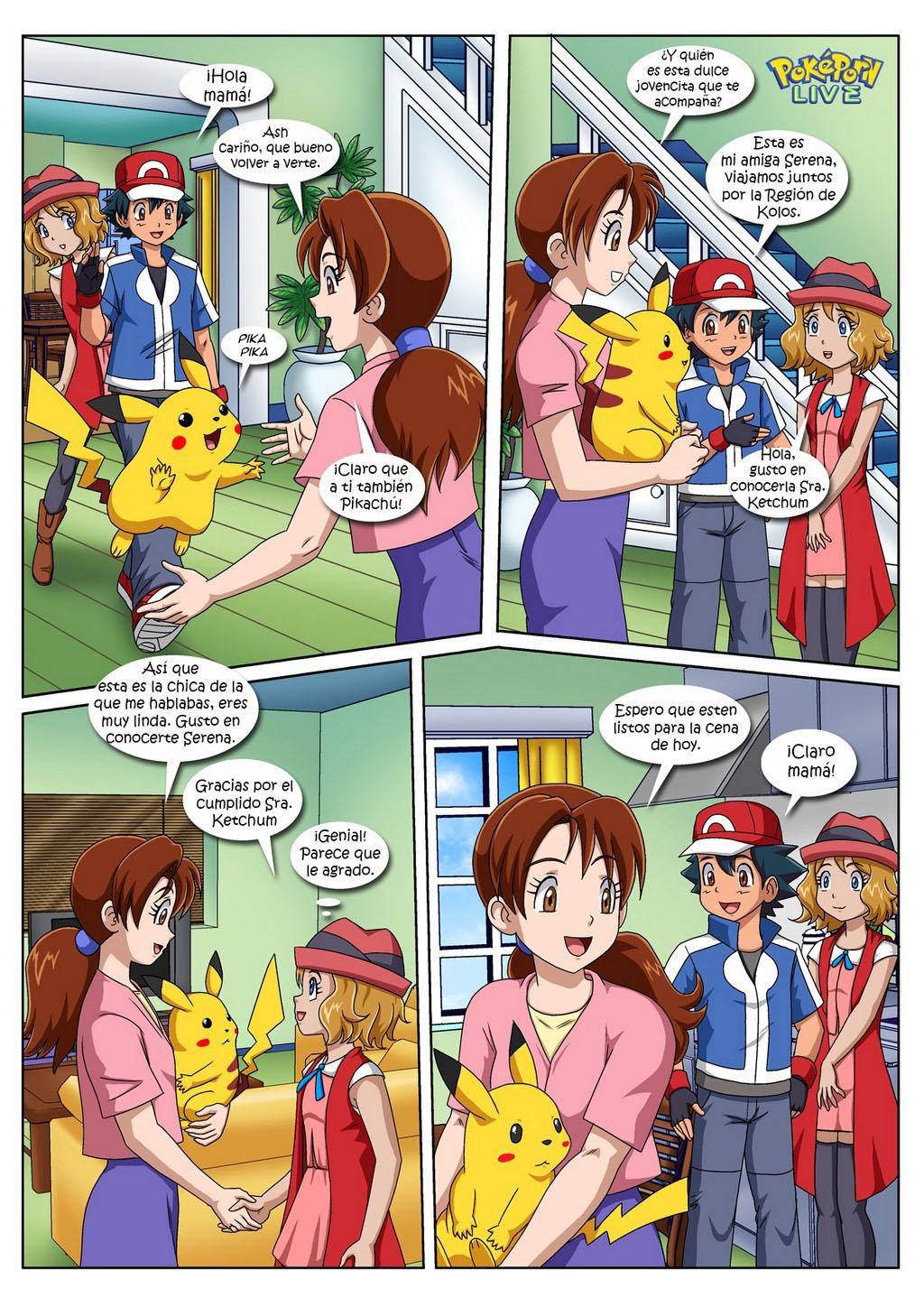 [Palcomix] Las POKEPERRAS de la Señora Ketchum (Pokémon)