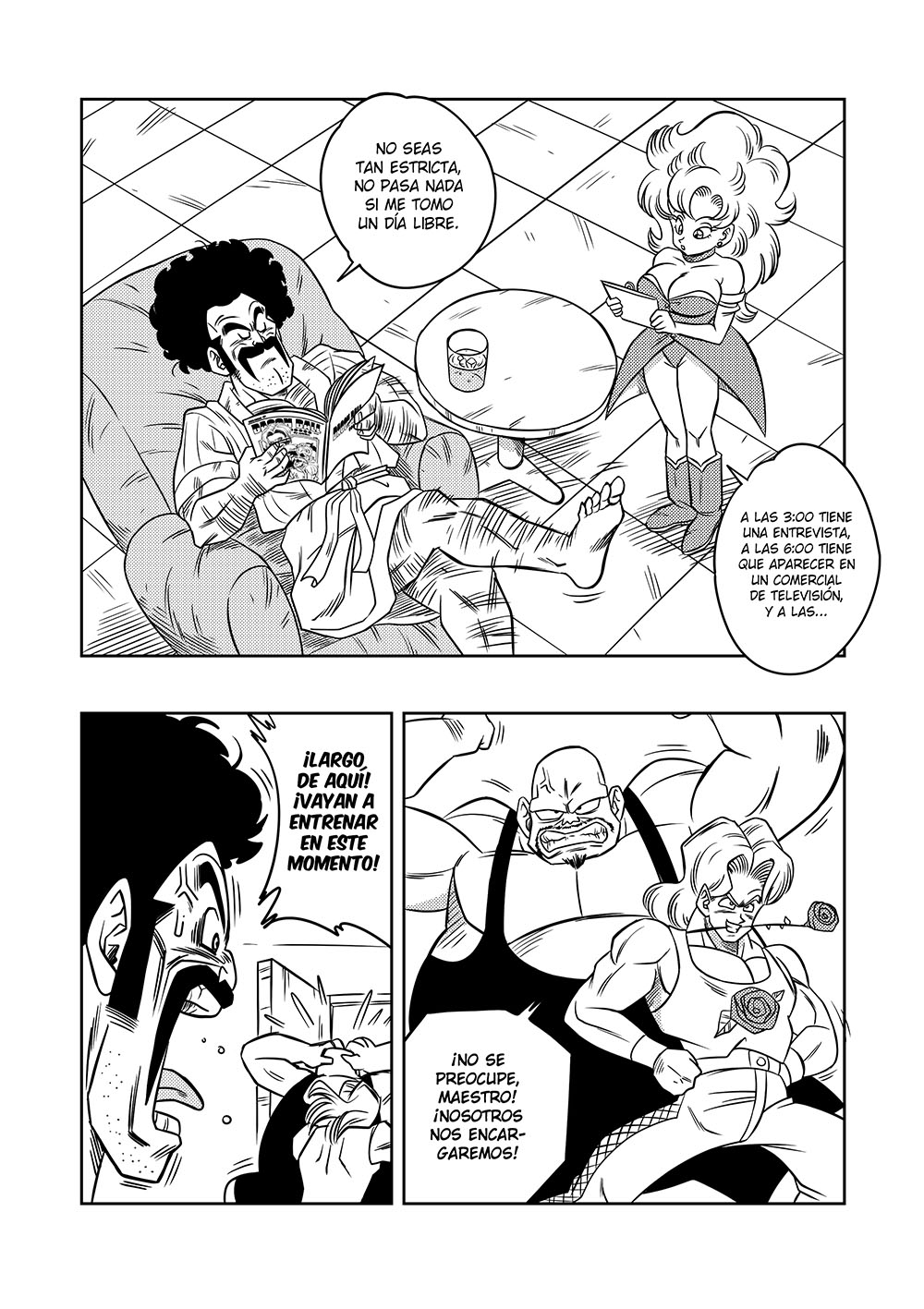 [Yamamoto] MISTER SATAN no Himitsu no Training (Dragon Ball Z)