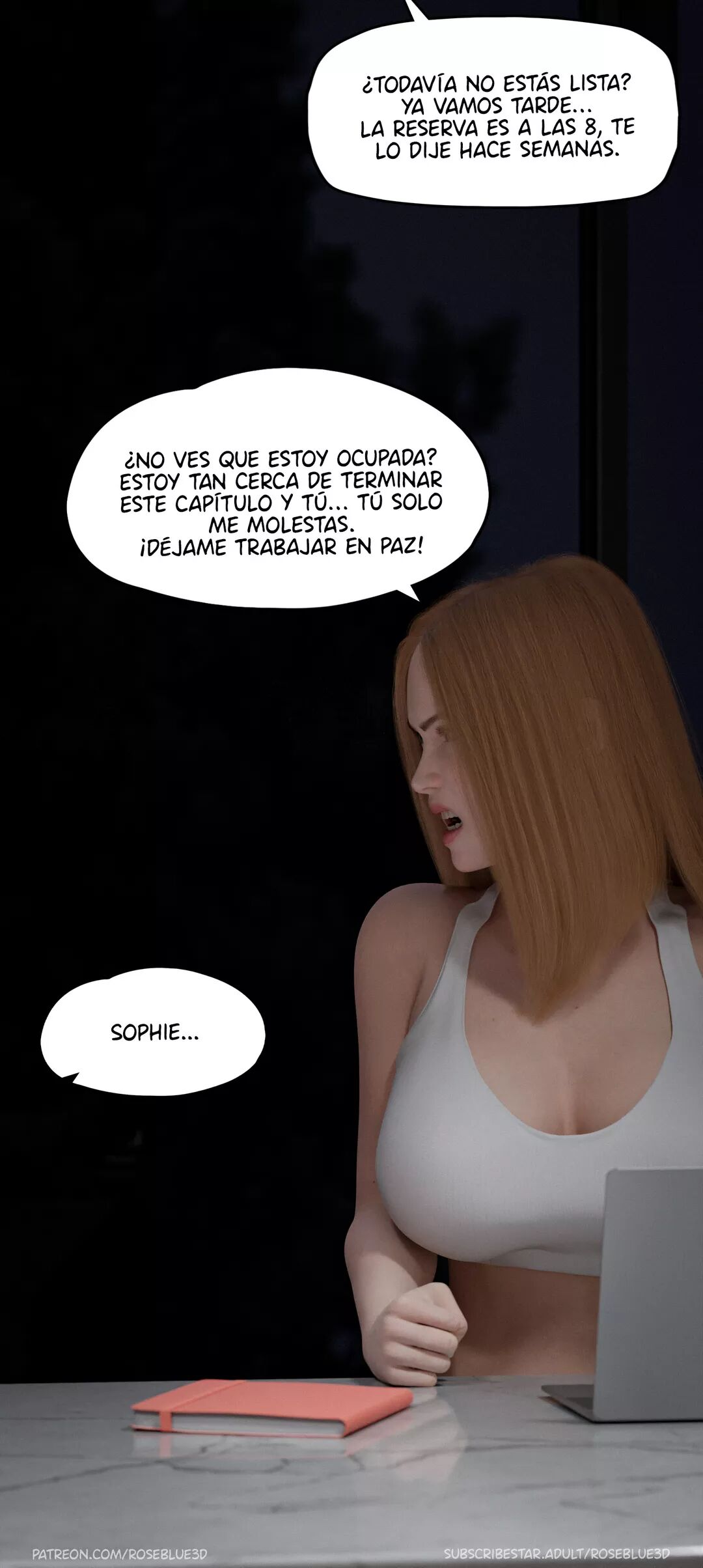 [Roseblue3D] La VIUDA de mi VECINA parte 30 (Comic Porn)