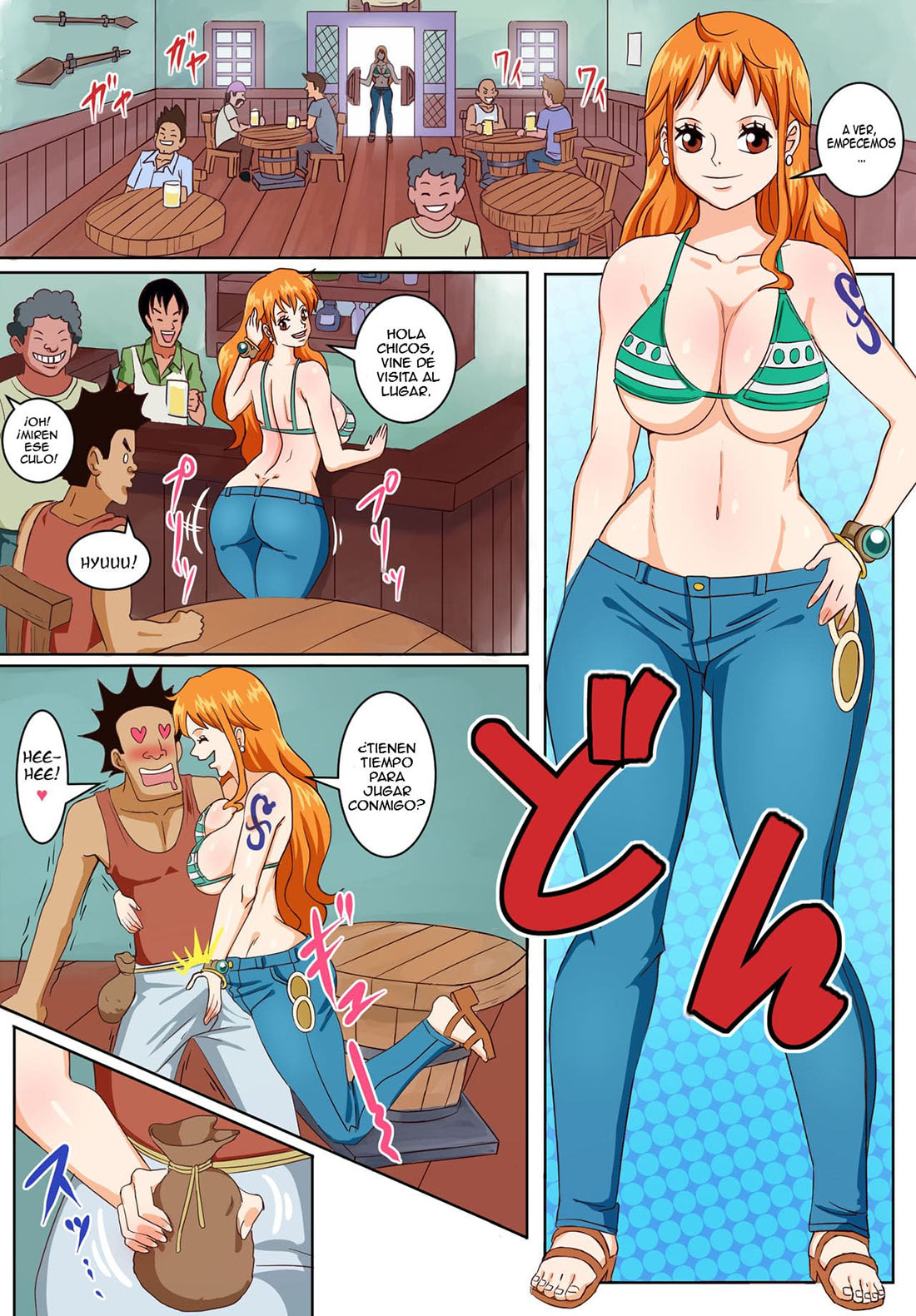 [Pink Pawg] PIRATE GIRLS at the Bar (One Piece)