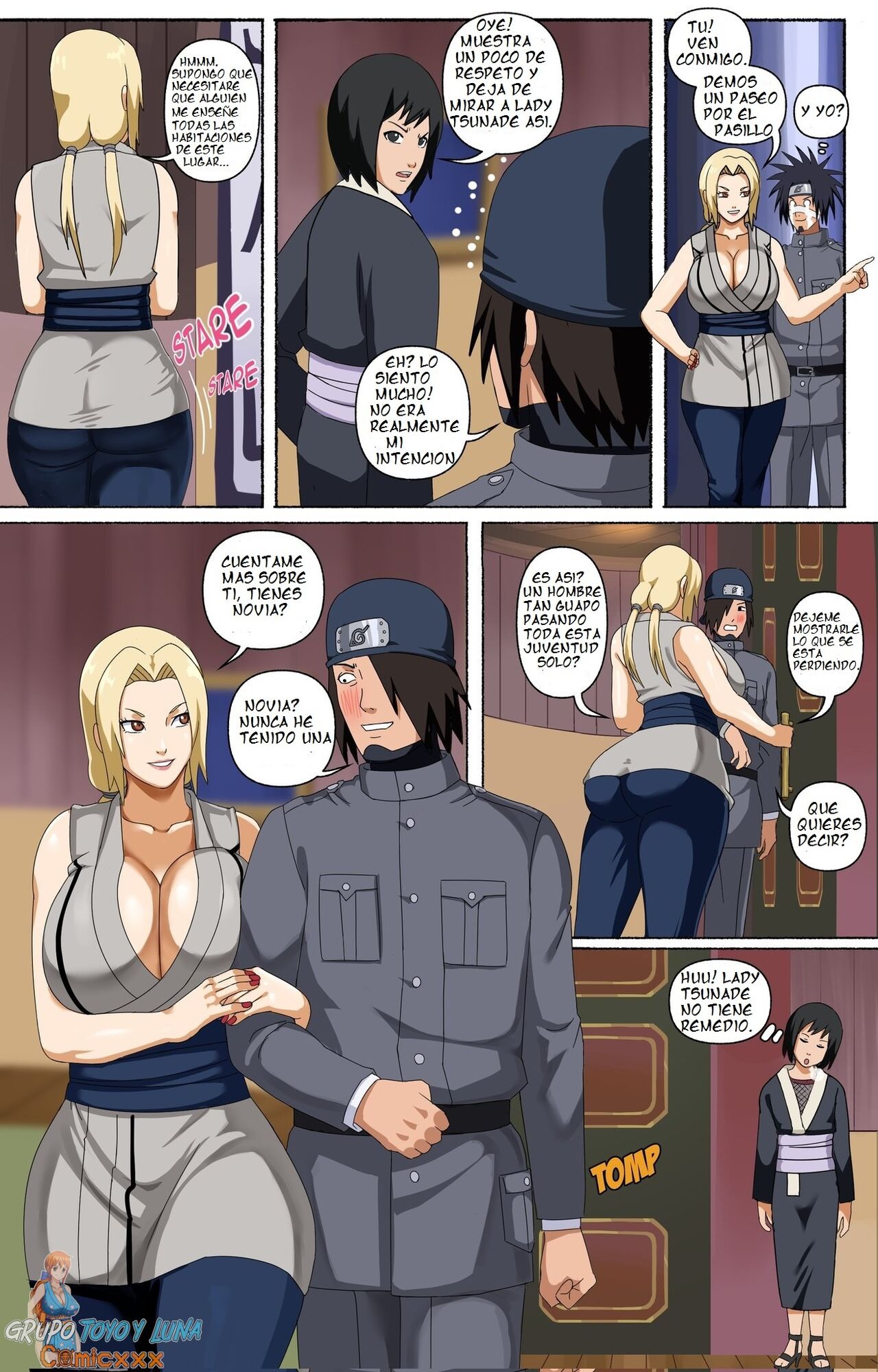 [Pink Pawg] TSUNADE and her Assistants (Naruto)