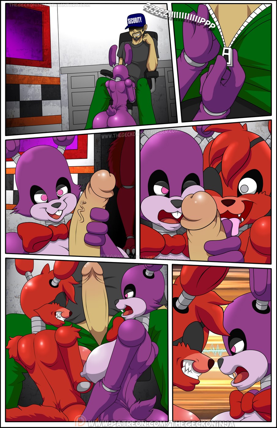 [Thegeckoninja] Five Fucks At Freddys