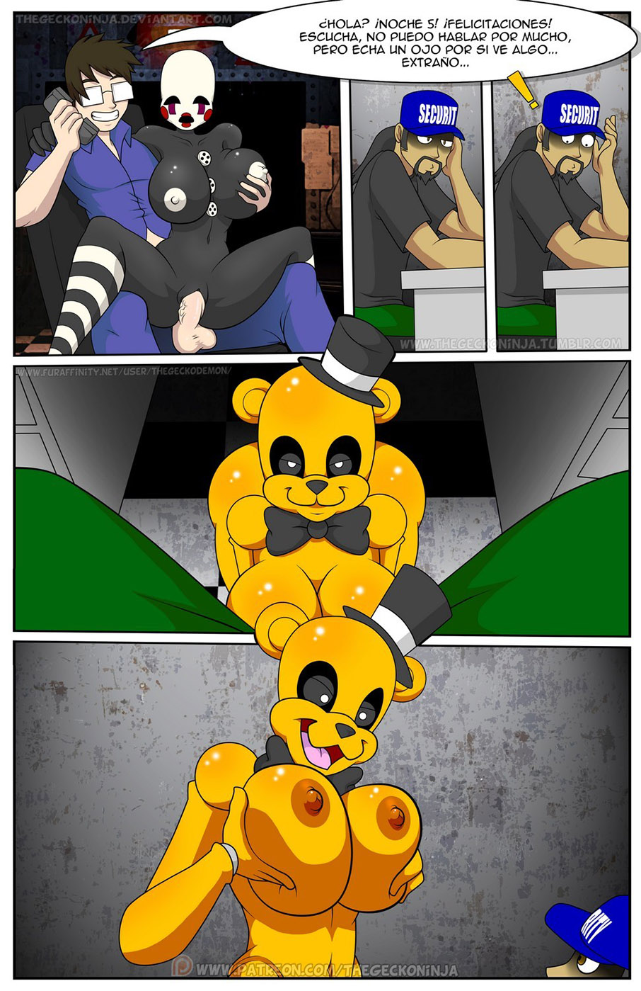 [Thegeckoninja] Five Fucks At Freddys