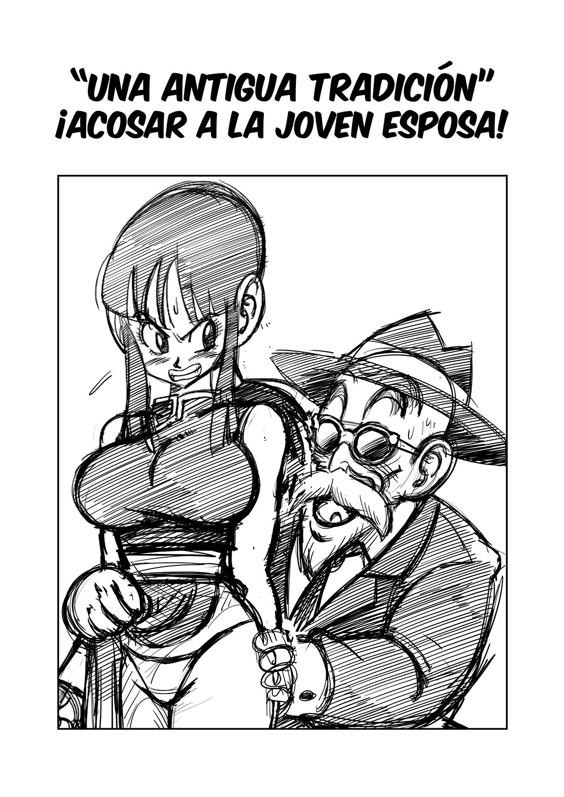 [Yamamoto] Una Antigua Tradicion — ¡ACOSAR a la Joven ESPOSA! (Dragon Ball)